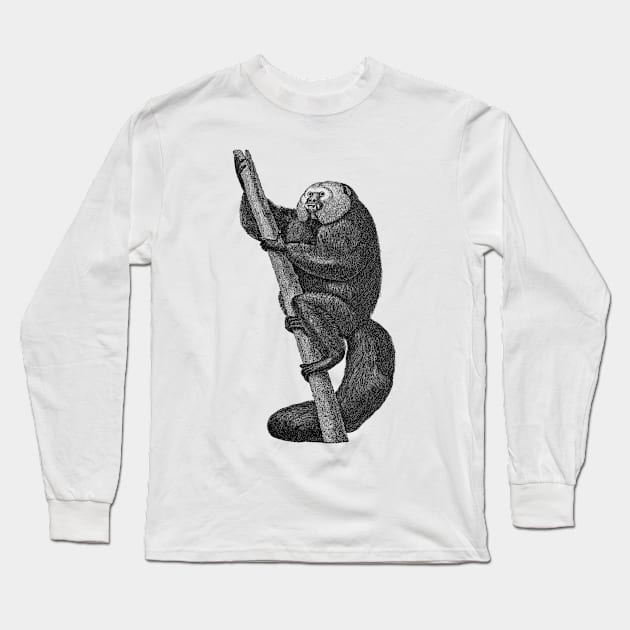 FOX TAILED MONKEY Long Sleeve T-Shirt by ZyDesign